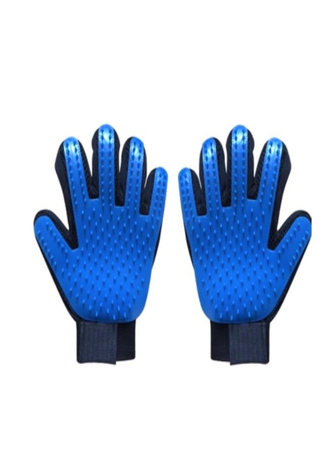 Perfect Pricee Pet Grooming Gloves for Dogs & Cats, Deshedding Gloves for Long/Short/Curly Fur, Pet Gloves for Dog Grooming, Breathable Gloves - Hair Removal, Massage, Bath, Single Hand Glove - Image 1